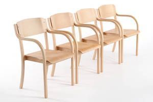 Eine einladende Sitzreihe